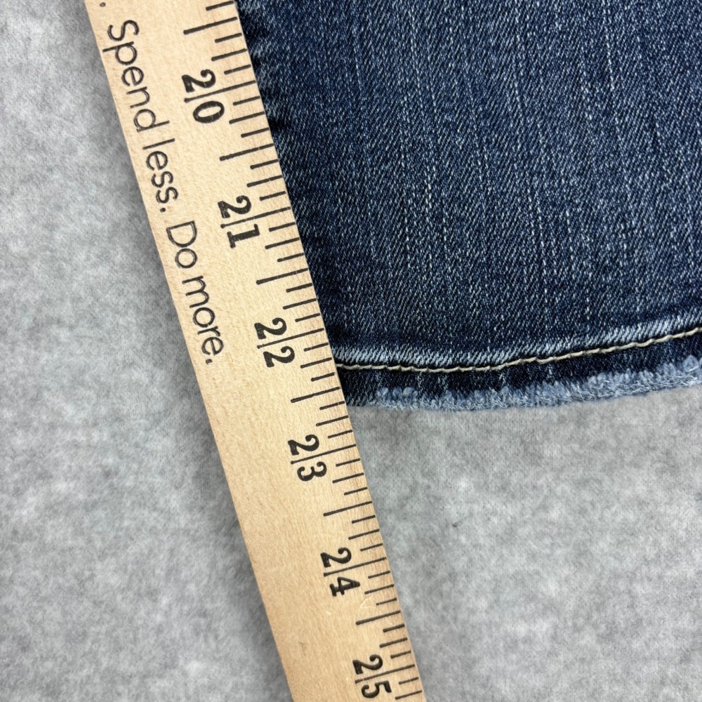 Silver Jeans Suki Capri Jeans 29x22.5 Blue Mid Rise Curvy Stretch Boho Comfort - Picture 6 of 9